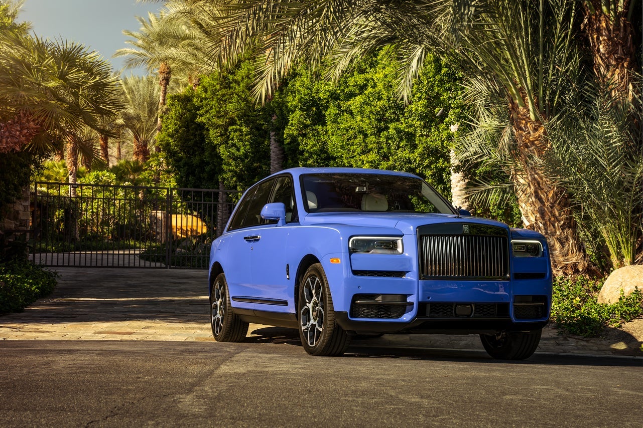 New Rolls-Royce Black-Badge Cullinan with Yellow Detailing in Rancho Mirage CA