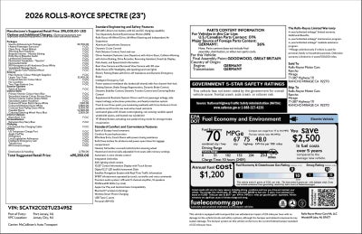 2026 Rolls-Royce Spectre 