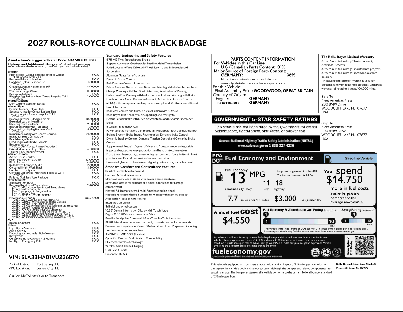 2027 Rolls-Royce Black Badge Cullinan by Cyril Kongo